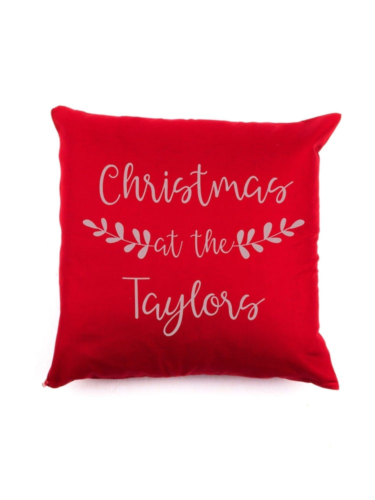 Personalised Christmas Cushion by Loveabode - Image 2 of 4