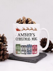 Personalised Traditional Christmas Mug by Loveabode - Image 2 of 4
