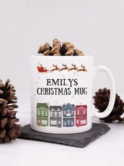 Personalised Traditional Christmas Mug by Loveabode - Image 3 of 4