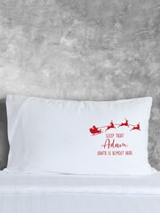 100% Cotton Personalised Christmas Eve Pillowcase by Loveabode - Image 3 of 4