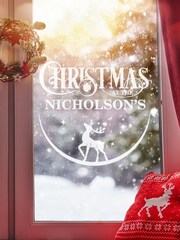Personalised Christmas Family Window Sticker by Loveabode - Image 3 of 4