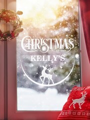 Personalised Christmas Family Window Sticker by Loveabode - Image 4 of 4