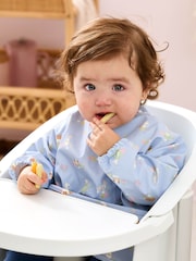 JoJo Maman Bébé Blue Sleeved Bib - Image 1 of 6