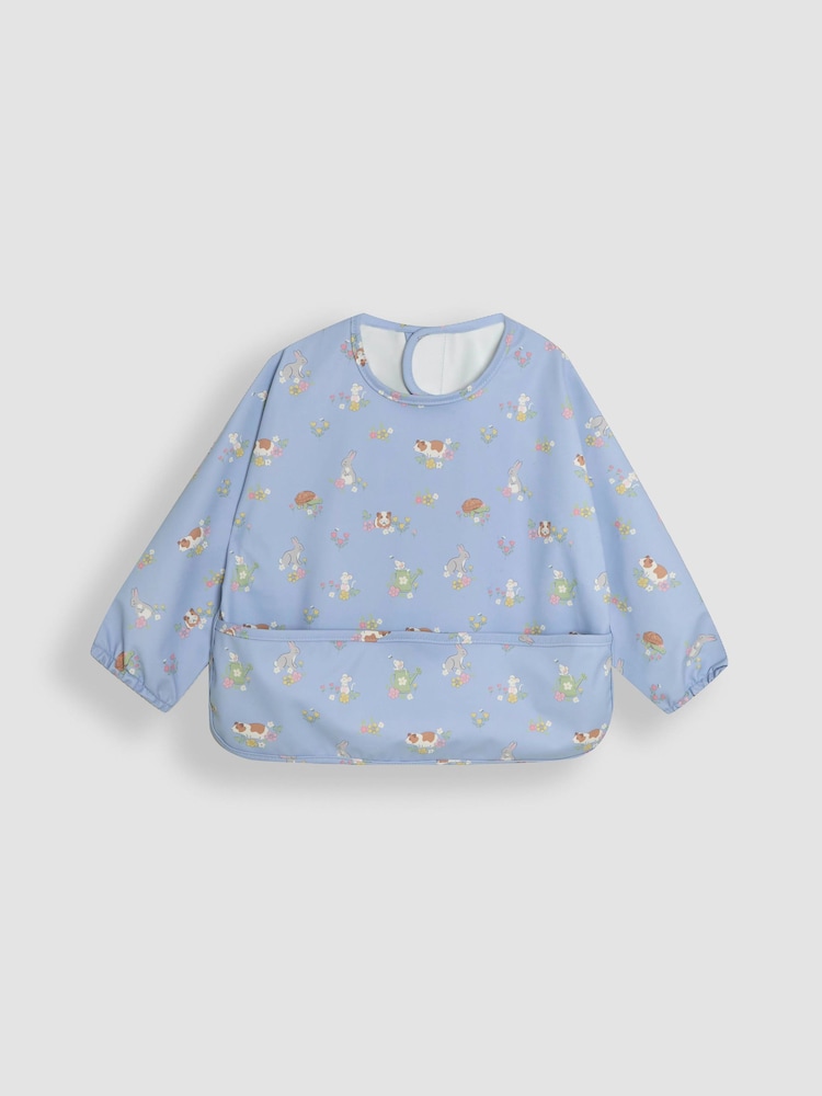 JoJo Maman Bébé Blue Sleeved Bib - Image 2 of 6