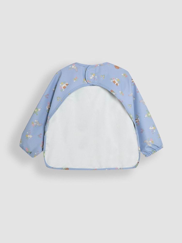 JoJo Maman Bébé Blue Sleeved Bib - Image 5 of 5