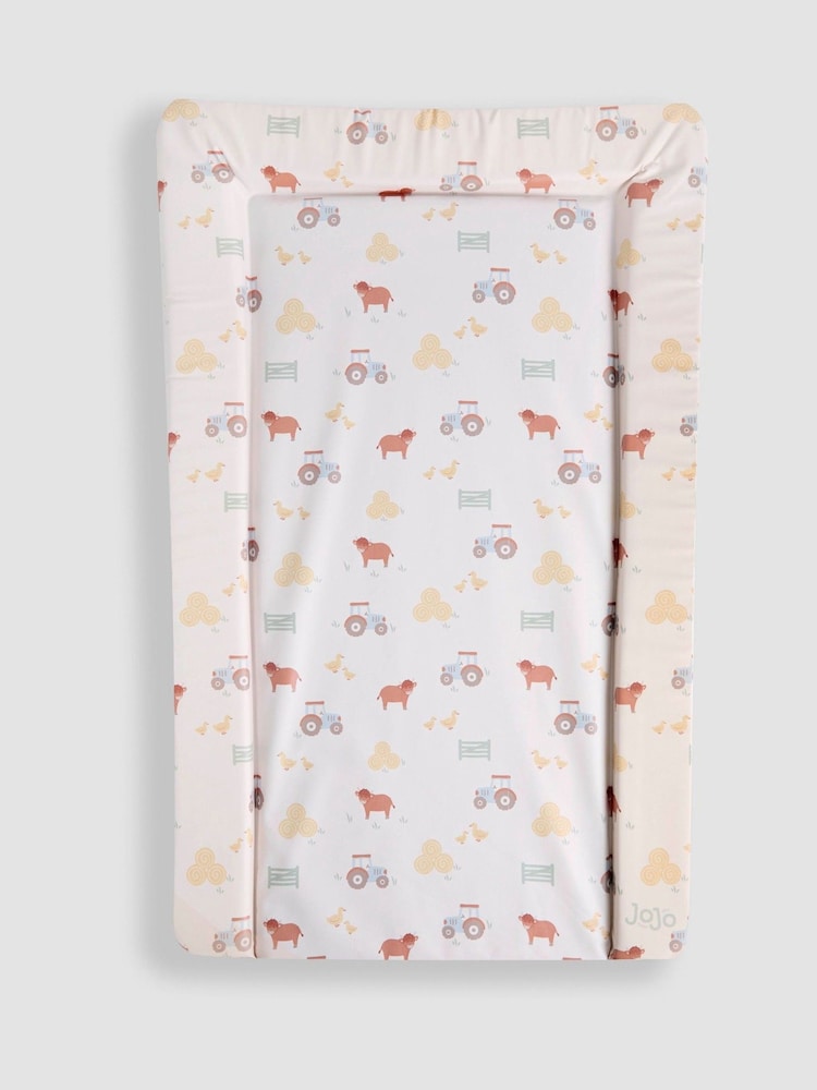 JoJo Maman Bébé Farm Print Changing Mat - Image 2 of 4 JoJo Maman Bébé Farm Print Changing Mat - Image 2 of 4