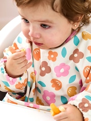 JoJo Maman Bébé Pink Sleeved Bib - Image 4 of 5