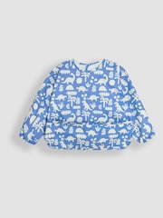 JoJo Maman Bébé Blue Dino Sleeved Bib - Image 2 of 5