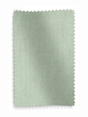 Green Pale Sage Blackout/Thermal Cotton Eyelet Curtains - Image 9 of 9