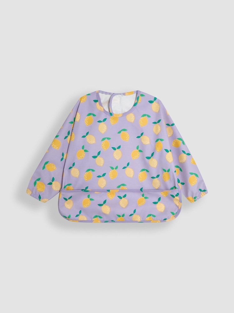 JoJo Maman Bébé Lilac Sleeved Bib - Image 1 of 3