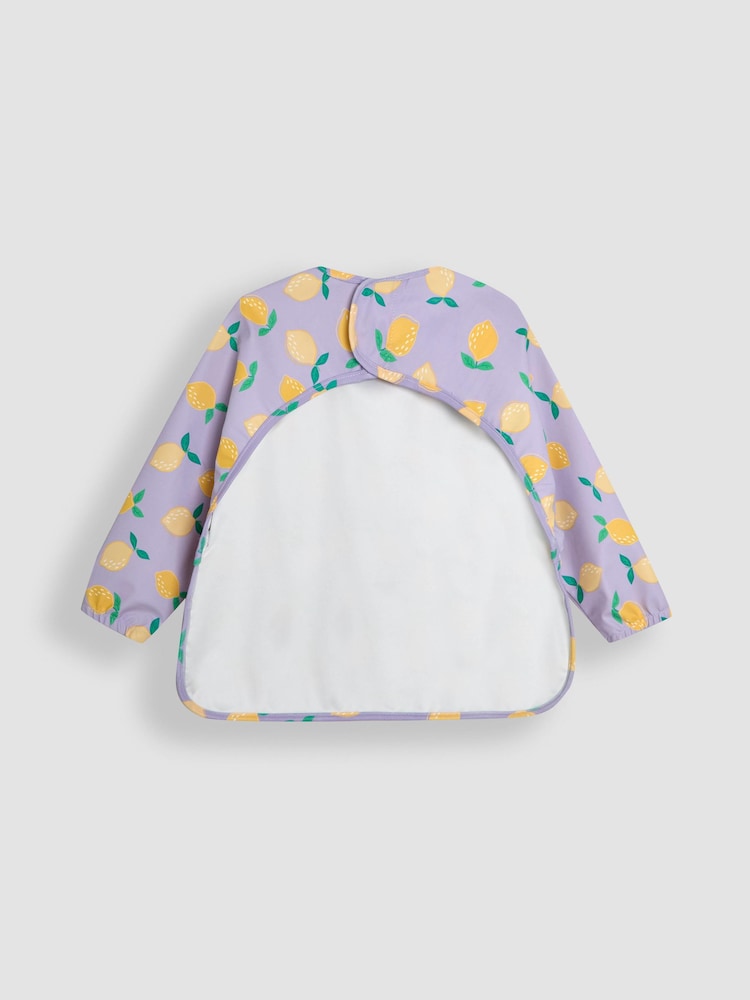 JoJo Maman Bébé Lilac Sleeved Bib - Image 2 of 3