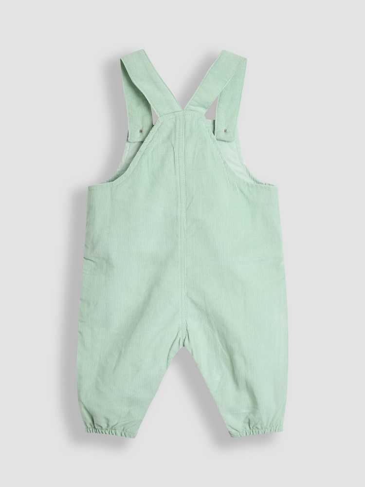 Jojo Maman Bébé Green Dungaree Set - Image 2 of 5