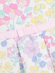 JoJo Maman Bébé Pink Butterfly Pretty Pleated Party Dress - Image 4 of 4
