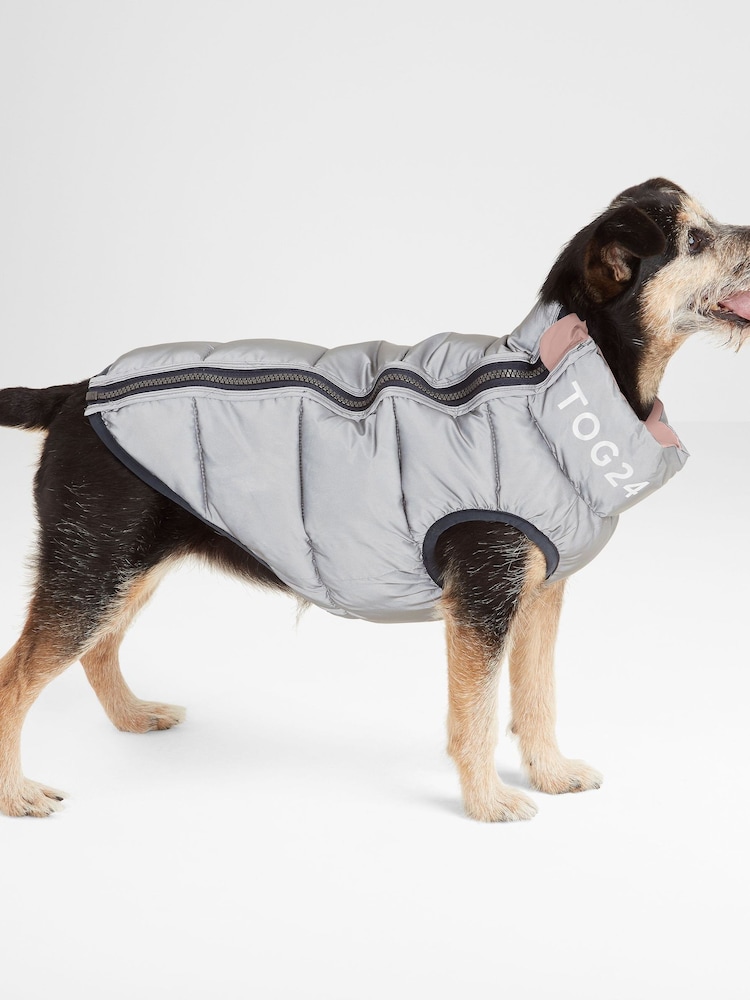 Tog 24 Pink Fetch Padded Dog Coat - Image 2 of 6 Tog 24 Pink Fetch Padded Dog Coat - Image 2 of 6