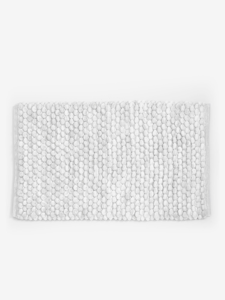 White Giant Bath Bobble Mat - Image 2 of 3 White Giant Bath Bobble Mat - Image 2 of 3