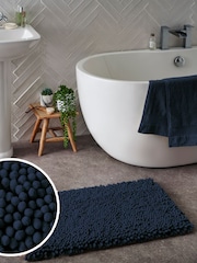 Blue Super Plush Bath Bobble Mat - Image 1 of 4