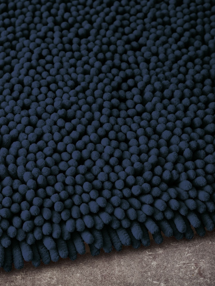 Blue Super Plush Bath Bobble Mat - Image 4 of 4