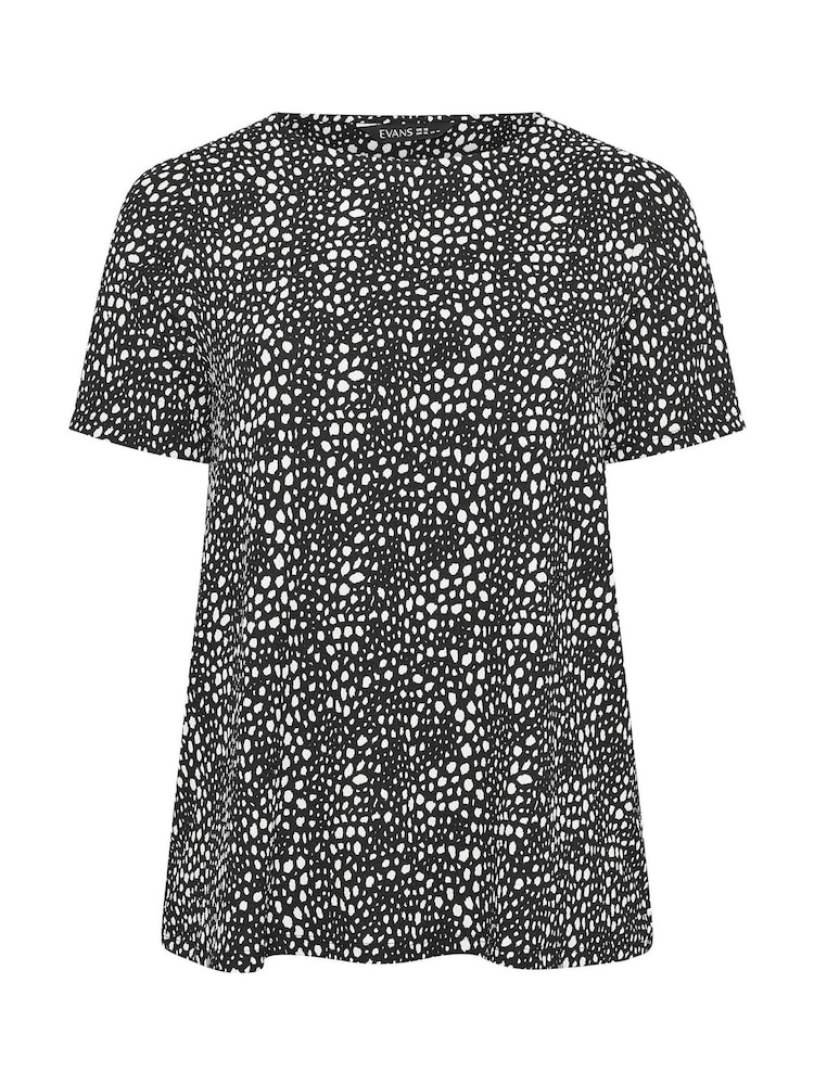 Spot Printed T-Shirt - Image 6 of 6 Spot Printed T-Shirt - Image 6 of 6