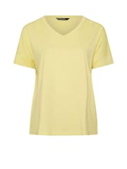 Amarelo - Camiseta Evans V-Neck modal - Imagem 5 de 5