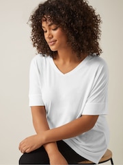 Evans V-Neck Modal T-Shirt - Image 4 of 5