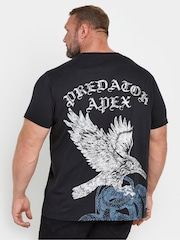 BadRhino Big & Tall Black Predator Apex 100% Cotton T-Shirt - Image 2 of 4