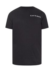 BadRhino Big & Tall Black Porto Santo 100% Cotton T-Shirt - Image 3 of 4