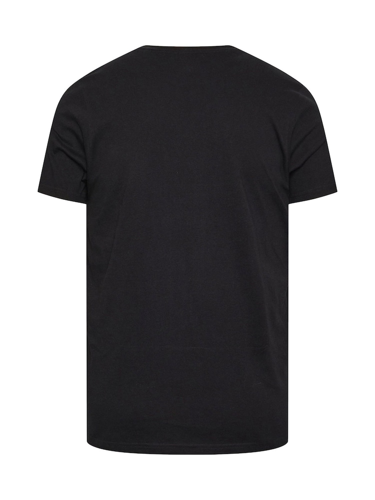 BadRhino Big & Tall Black Looney Tunes 100% Cotton T-Shirt - Image 3 of 3 BadRhino Big & Tall Black Looney Tunes 100% Cotton T-Shirt - Image 3 of 3