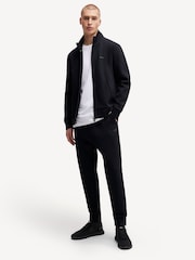 BOSS Black Zip Up Collar Pocket Jersey Sweatshirt - Image 2 of 5