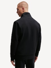BOSS Black Zip Up Collar Pocket Jersey Sweatshirt - Image 3 of 5