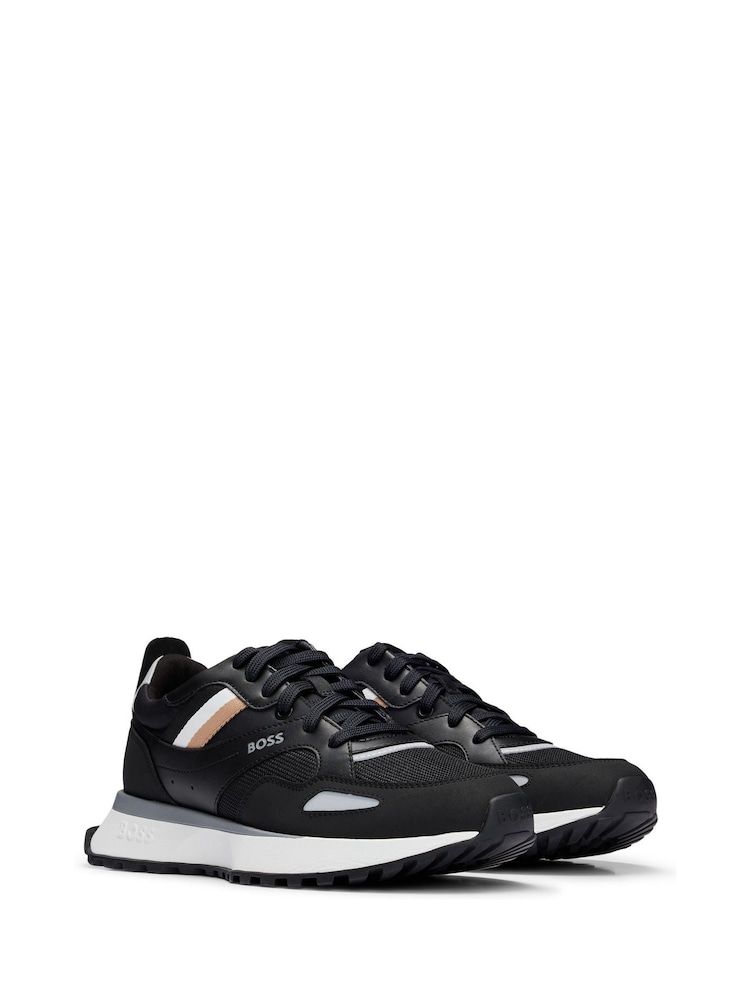 BOSS Black Running Style Trainers With Rubber Outsole - Image 1 of 4