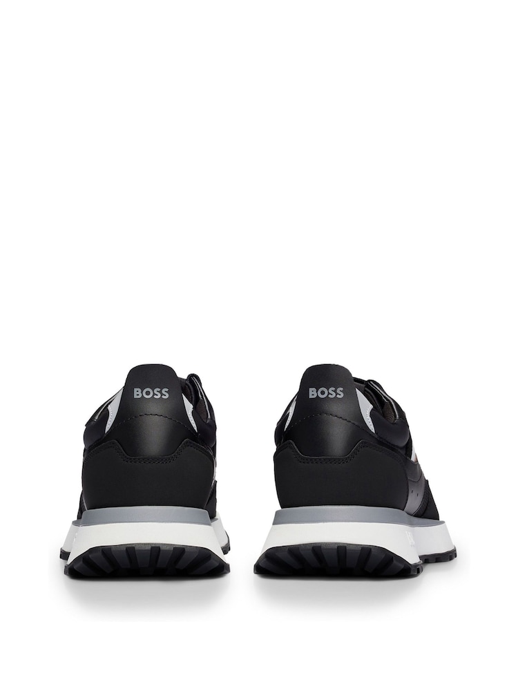 BOSS Black Running Style Trainers With Rubber Outsole - Image 3 of 4