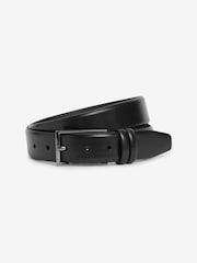 BOSS Black Logo Buckle Leather Belt - Image 1 of 3