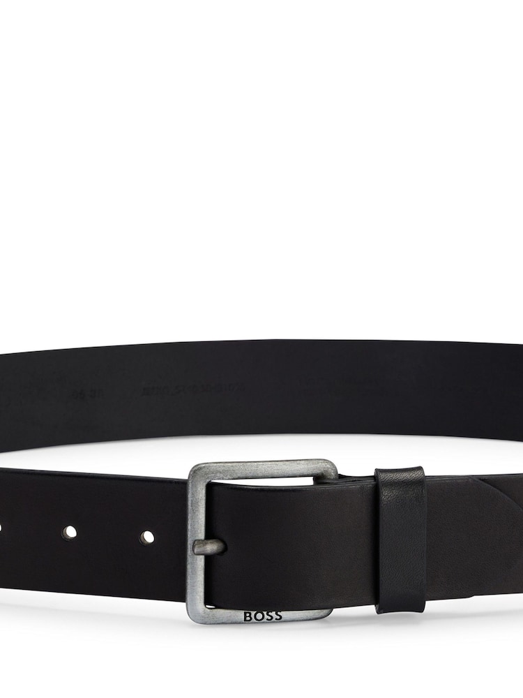BOSS Black Baxton Leather Belt - Image 4 of 6