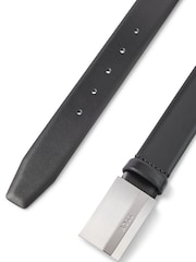 BOSS Cobalt Black Baxton Leather Belt - Image 2 of 6