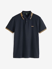 أزرق داكن - BOSS Slim Fit Paul Polo Shirt - صورة 5 من 5