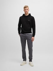 BOSS Black Wetalk Logo Patch Terry Hoodie - Image 3 of 8