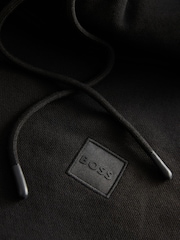 BOSS Black Wetalk Logo Patch Terry Hoodie - Image 8 of 8