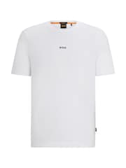 Blanco - BOSS Relaxed Fit Logo T-Shirt - Imagen 5 de 8