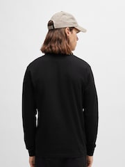 BOSS Black Passerby Box Logo Long Sleeve Polo Shirt - Image 2 of 8