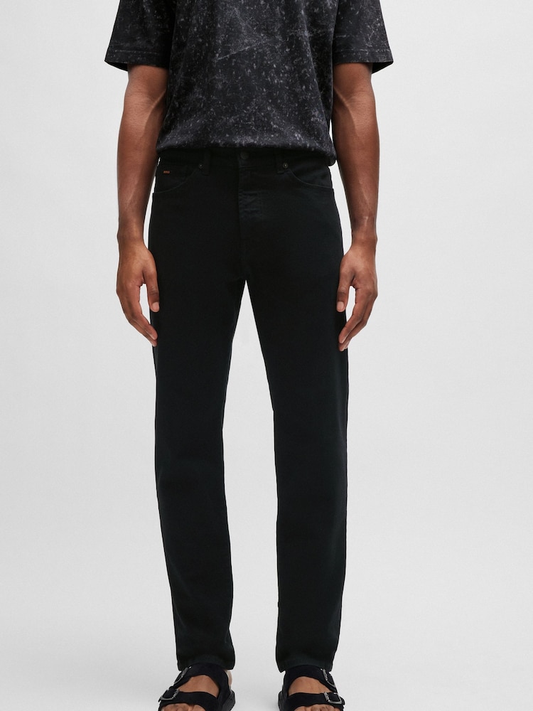 BOSS Black Maine Relaxed Fit Stretch Jeans - Image 1 of 1 BOSS Black Maine Relaxed Fit Stretch Jeans - Image 1 of 1