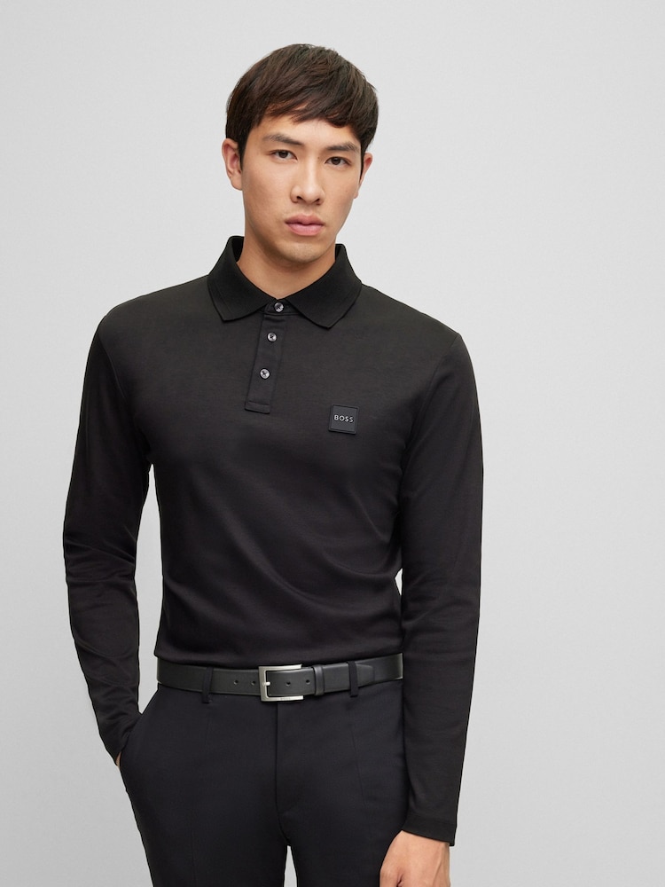 BOSS Black Barnabie Leather Belt - Image 4 of 6