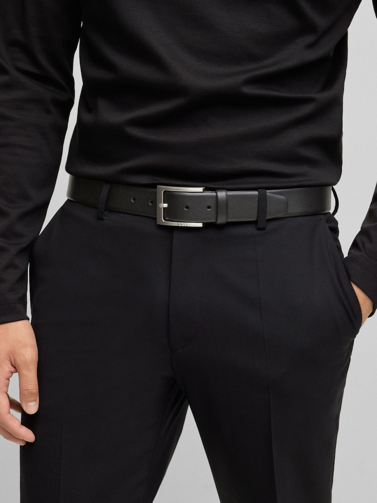 BOSS Black Barnabie Leather Belt - Image 5 of 6