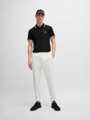 أسود - BOSS Slim Fit Paul Polo Shirt - صورة 3 من 5