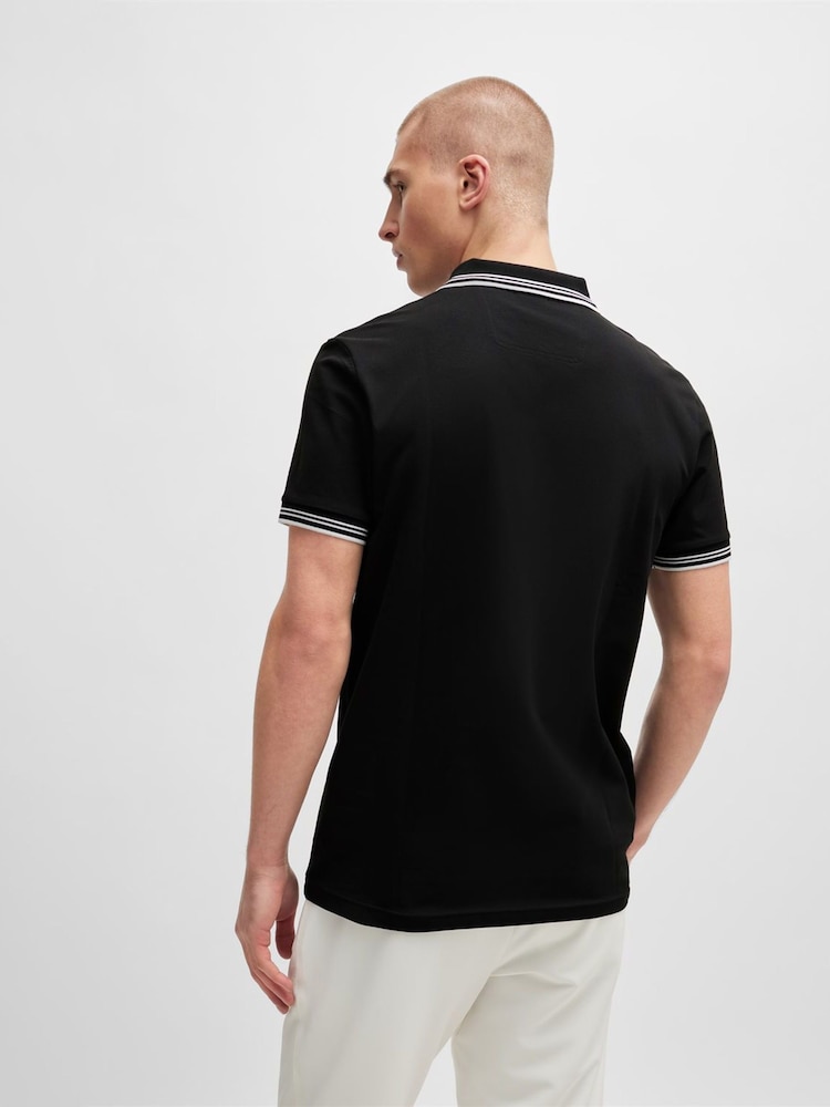 BOSS Black Slim Fit Paul Polo Shirt - Image 4 of 5