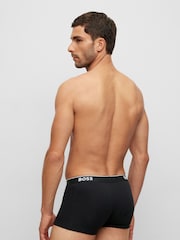 BOSS White/Grey/Black Power Stretch Cotton 3 Pack Boxers - Image 2 of 11