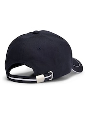 BOSS Blue Cotton-Twill Cap - Image 3 of 5