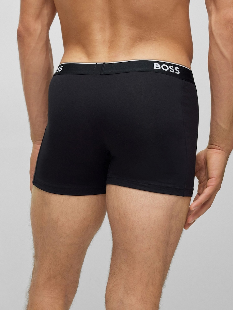 BOSS Black Power Stretch Cotton 3 Pack Boxers - Image 5 of 5 BOSS Black Power Stretch Cotton 3 Pack Boxers - Image 5 of 5