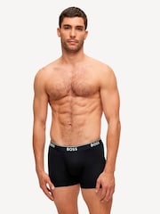 BOSS Light Natural Power Stretch Cotton 3 Pack Boxers - Image 4 of 10