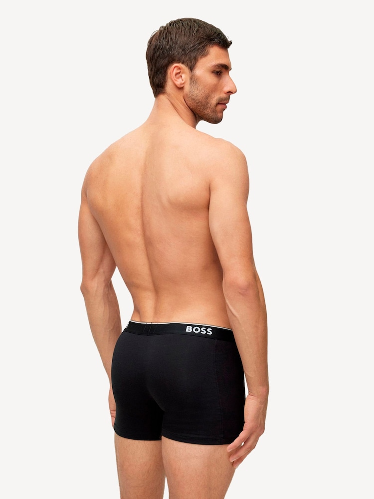 BOSS Light Natural Power Stretch Cotton 3 Pack Boxers - Image 5 of 10
