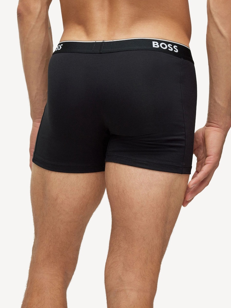 BOSS Light Natural Power Stretch Cotton 3 Pack Boxers - Image 7 of 10